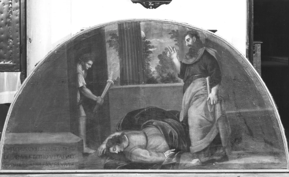 San Paolo risuscita il giovane Futichio - Fiesole